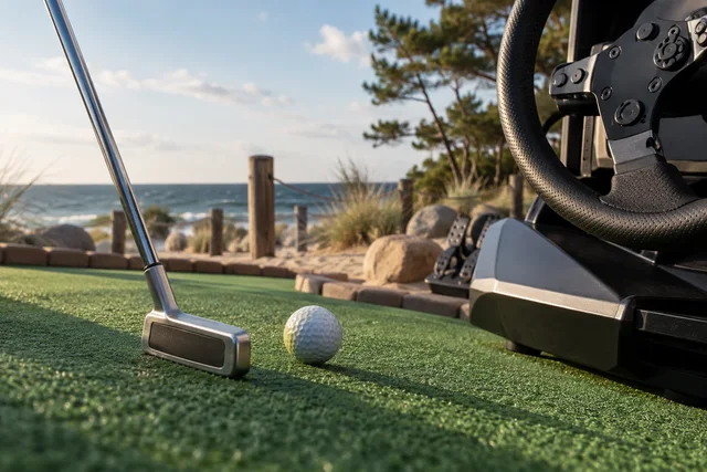 Ilustracja AI: Dune Golf & Racing
